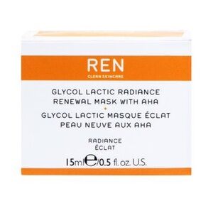 REN Glycol Lactic Radiance Renewal Mask – 0.5 fl oz. | NIB